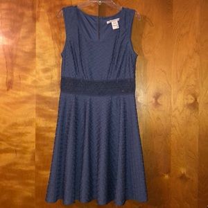Blue/Grey American Rag Zip Up Dress